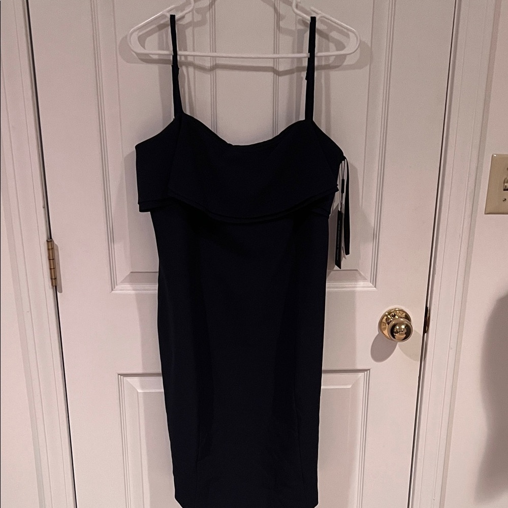 Elegant Navy Blue Dress